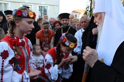 Патріарх Філарет перебуває з візитом на Волині